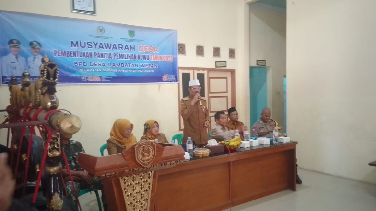 Musyawarah Desa Pembentukan Panitia Pemilihan Kepala Desa Rambatan Wetan Tahun 2025